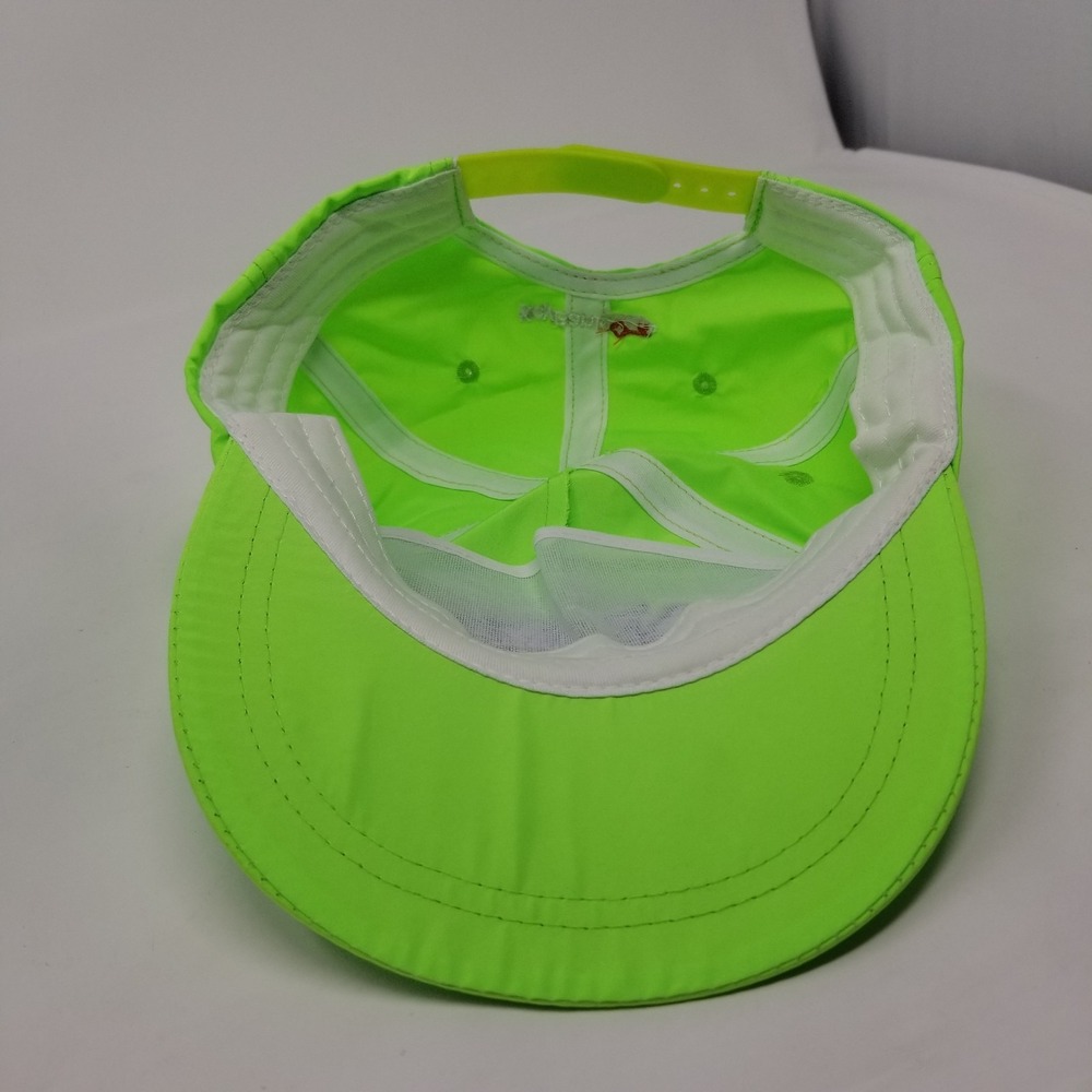 Seattle Mariners Lime Neon Green Nylon Snapback Hat - Picture 11 of 11